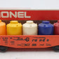 Lionel 6-9131 O Gauge Denver and Rio Grande Western Long Gondola with Cannisters EX/Box