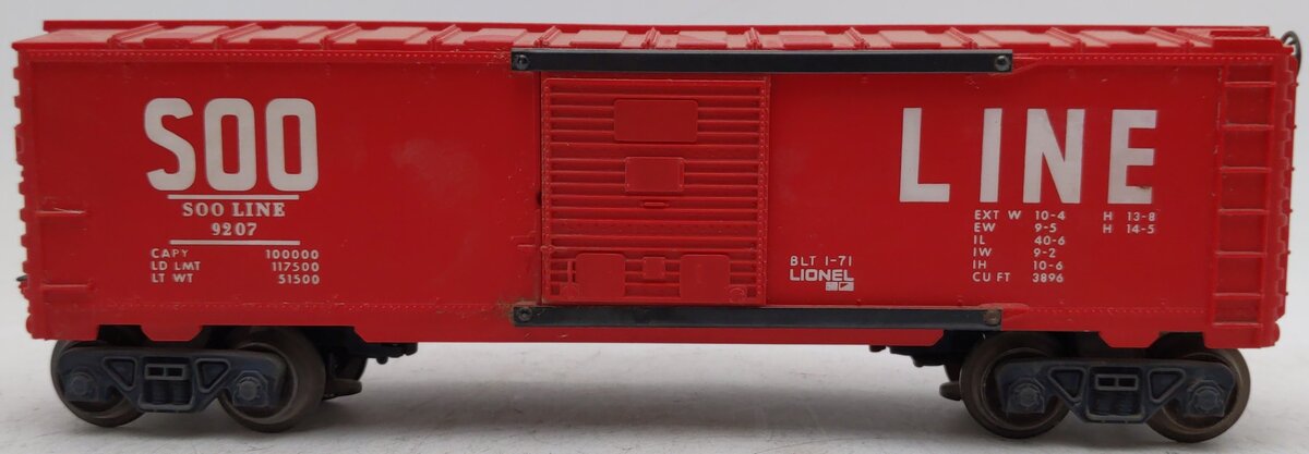Lionel 6-9207 O Gauge Soo Line Boxcar EX