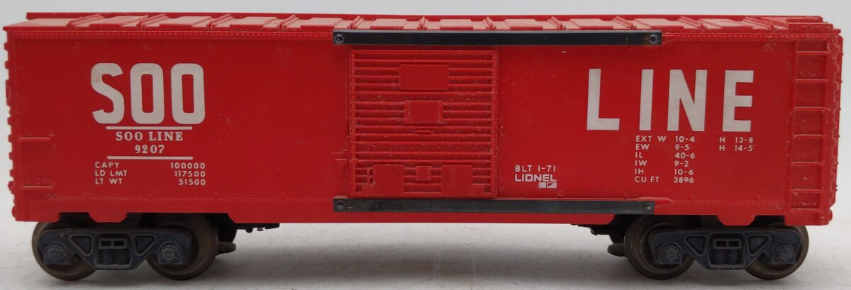 Lionel 6-9207 O Gauge Soo Line Boxcar EX