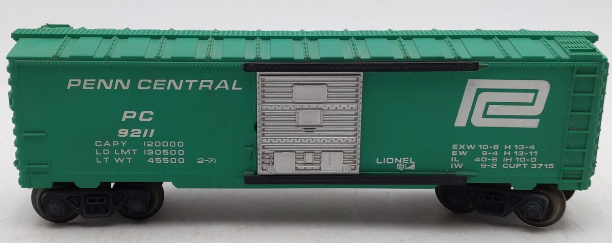 Lionel 6-9211 O Gauge Penn Central Boxcar VG/Box