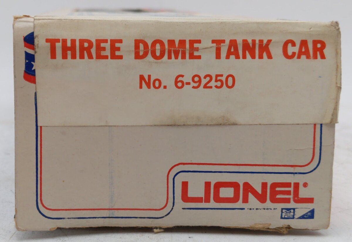 Lionel 6-9250 Waterpoxy Triple Dome Tank Car VG/Box