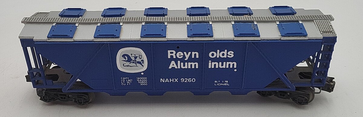 Lionel 6-9260 O Gauge Reynolds Billboard Covered Hopper #9260 VG