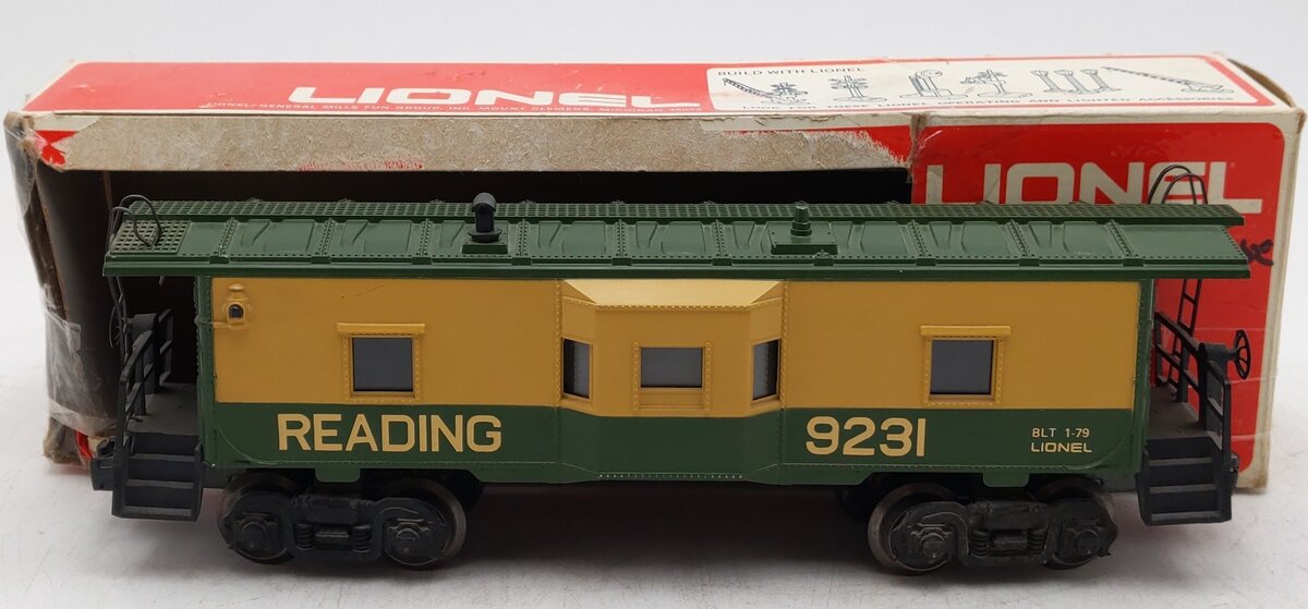 Lionel 6-9231 O Gauge Reading Bay Window Caboose #9231 EX