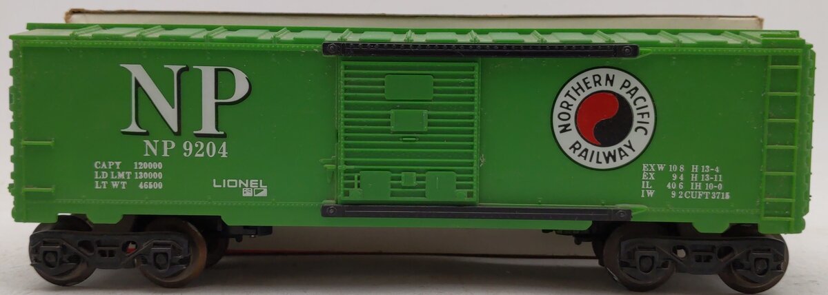 Lionel 6-9204 O Gauge Northern Pacific Boxcar #9204 EX/Box