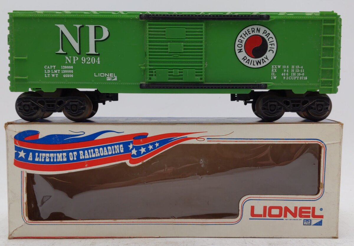 Lionel 6-9204 O Gauge Northern Pacific Boxcar #9204 EX/Box