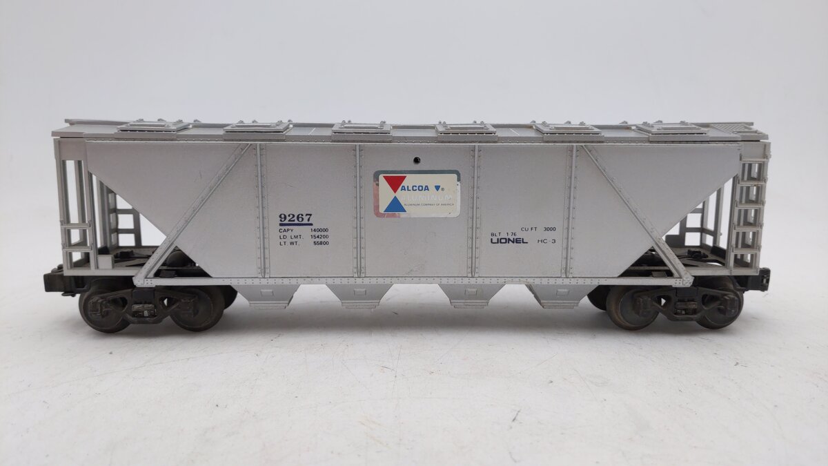 Lionel 6-9267 O Gauge Alcoa Covered Hopper EX/Box