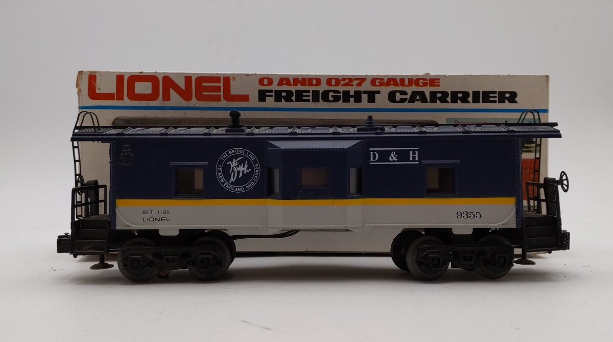 Lionel 6-9355 O Gauge Delaware & Hudson Bay Window Caboose LN/Box