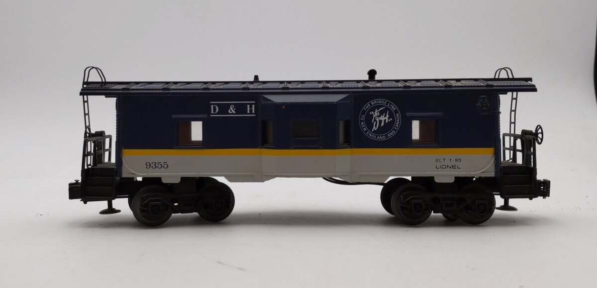 Lionel 6-9355 O Gauge Delaware & Hudson Bay Window Caboose LN/Box