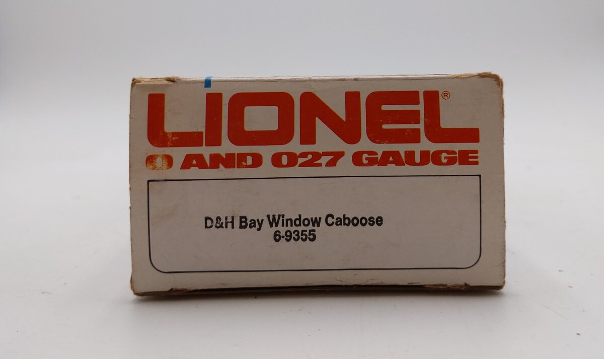 Lionel 6-9355 O Gauge Delaware & Hudson Bay Window Caboose LN/Box