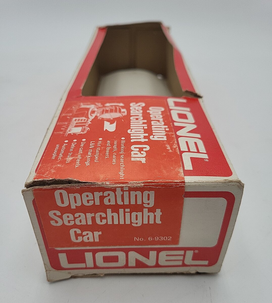 Lionel 6-9302 O Gauge Louisville & Nashville Operating Searchlight Car EX/Box