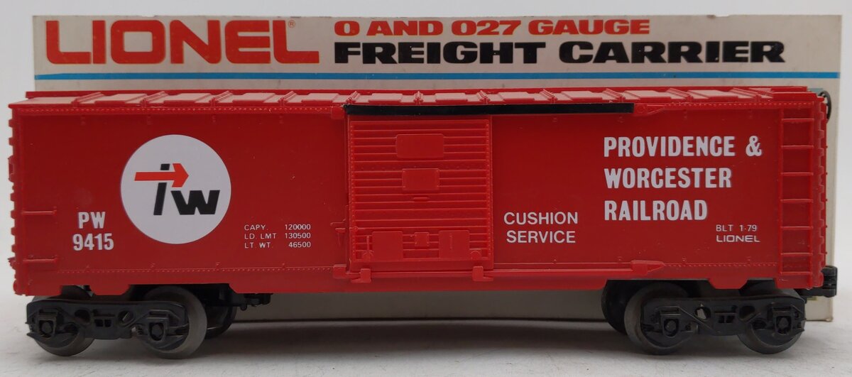 Lionel 6-9415 O Gauge Providence & Worcester Boxcar EX/Box