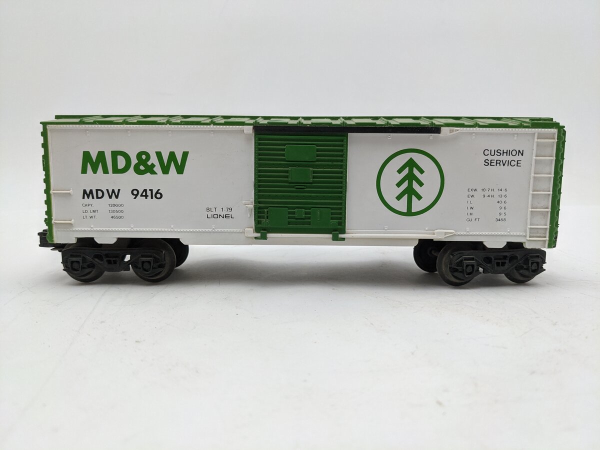 Lionel 6-9416 O Gauge Minnesota, Dakota, & Western Boxcar EX/Box