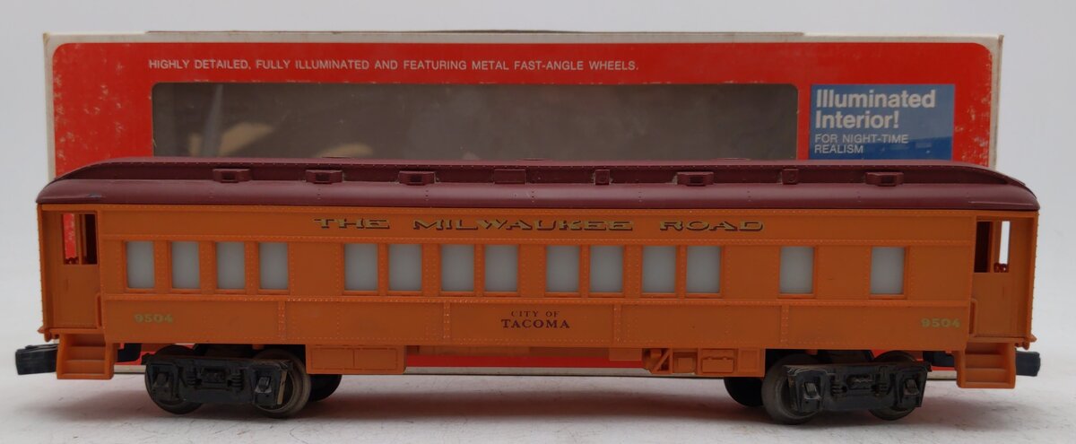 Lionel 6-9504 O Gauge Milwaukee Road "City Of Tacoma" Coach Car #9504/Box