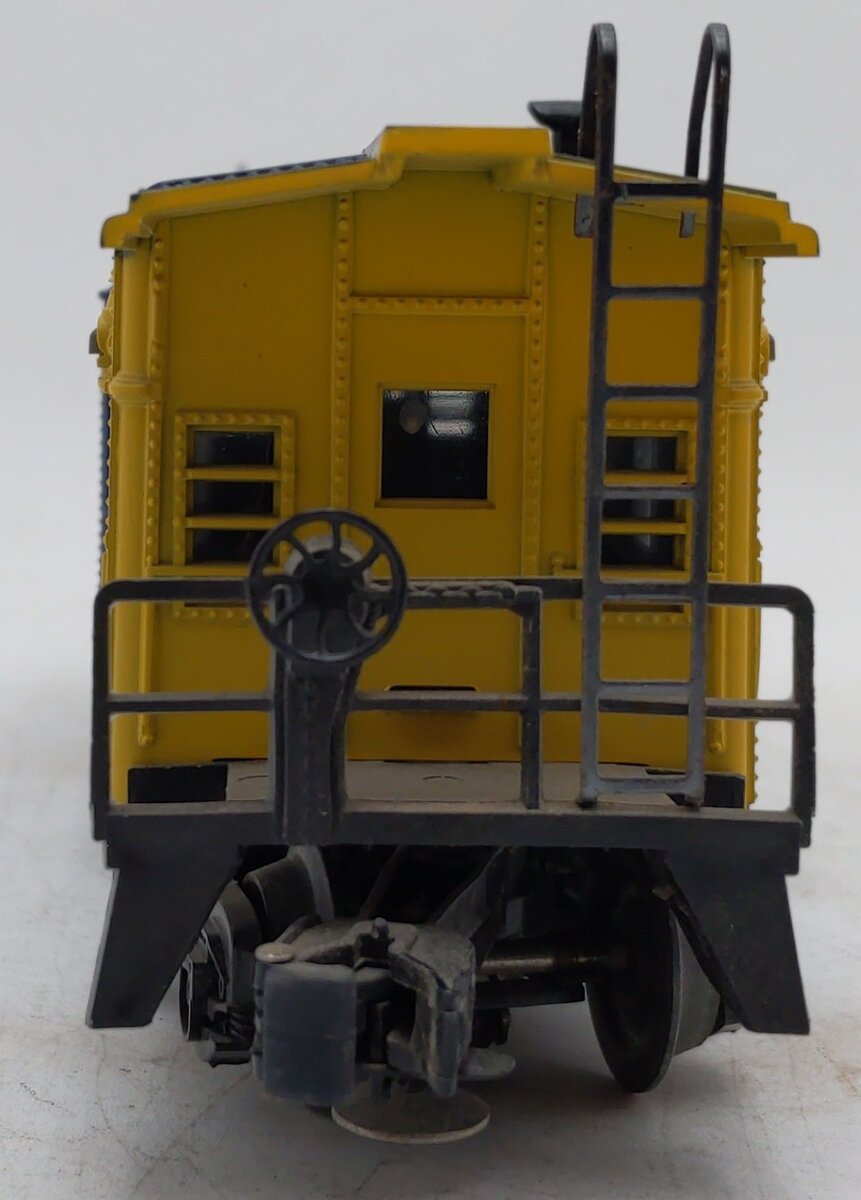 Lionel 6-9317 O Gauge AT&SF Blue & Yellow Bay Window Caboose #9317 VG/Box
