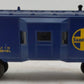 Lionel 6-9317 O Gauge AT&SF Blue & Yellow Bay Window Caboose #9317 VG/Box