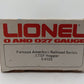 Lionel 6-9322 O Gauge Famous American Railroad Series AT&SF 4-Bay Hopper EX/Box