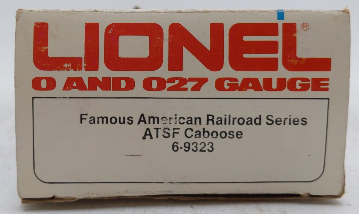 Lionel 6-9323 O Gauge Famous American Railroad Series ATSF Caboose VG/Box