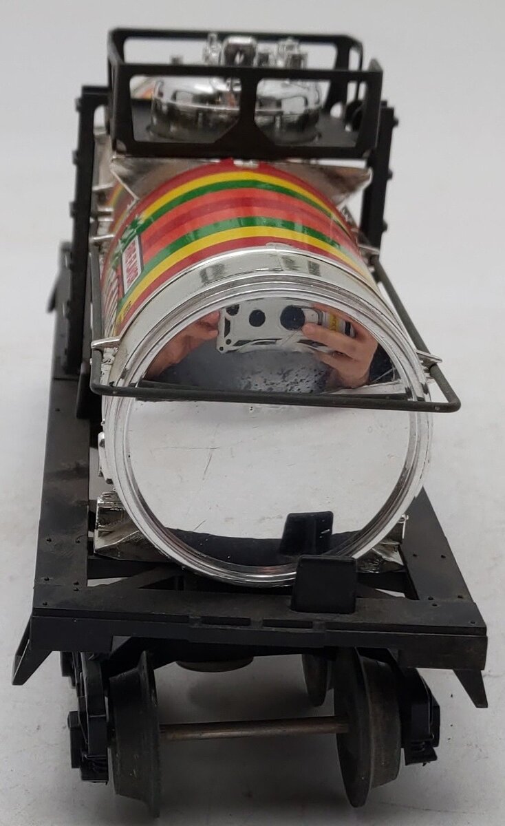 Lionel 6-9278 O Gauge Lifesavers Chrome Plated Single Dome Tank Car EX/Box