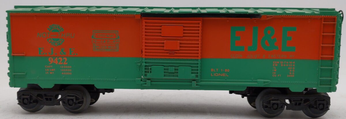 Lionel 6-9422 O Gauge Elgin, Joliet, and Eastern Boxcar VG/Box
