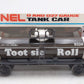 Lionel 6-9324 O Gauge Tootsie Roll Single Dome Tank Car VG/Box