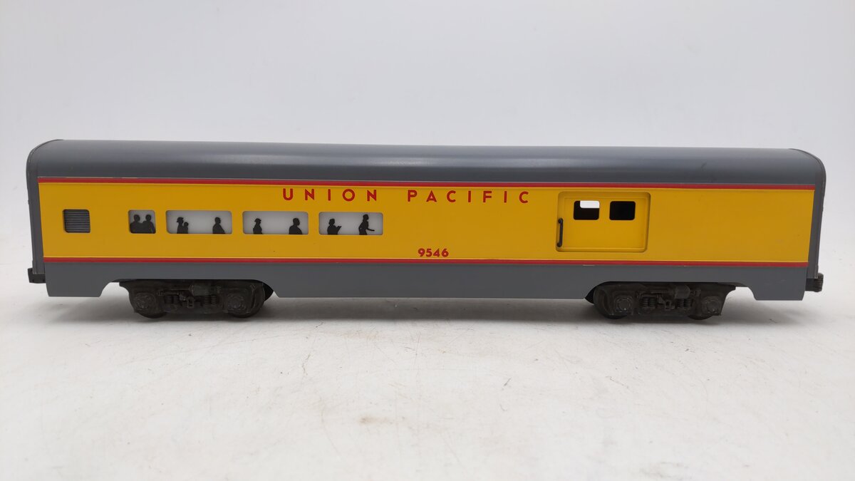 Lionel 6-9546 O Gauge Union Pacific Smooth Side Combo Car EX