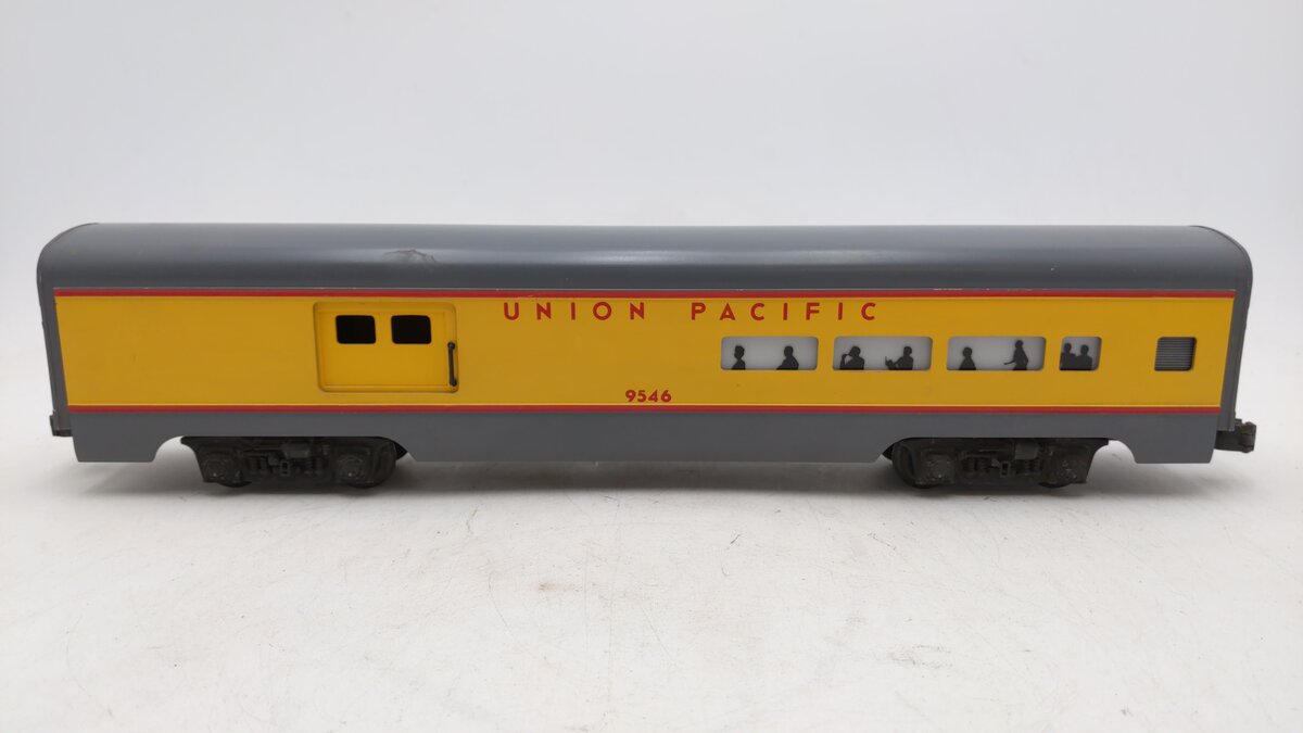 Lionel 6-9546 O Gauge Union Pacific Smooth Side Combo Car EX