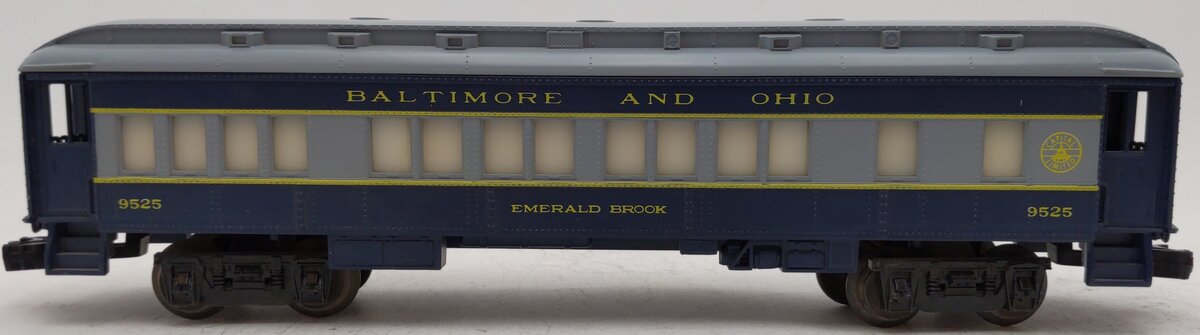 Lionel 6-9525 O Gauge Baltimore & Ohio "Emerald Brook" Passenger Car EX/Box