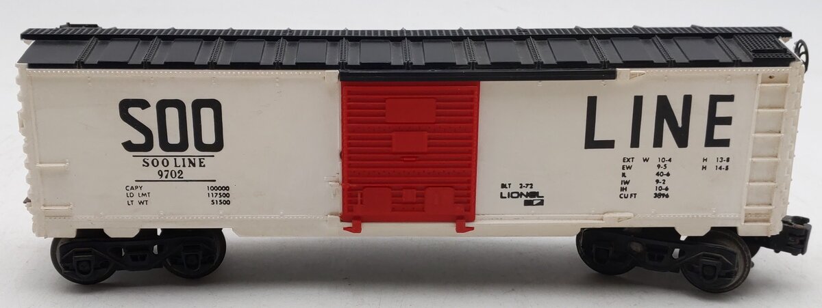 Lionel 6-9702 O Gauge SOO Line Box Car EX