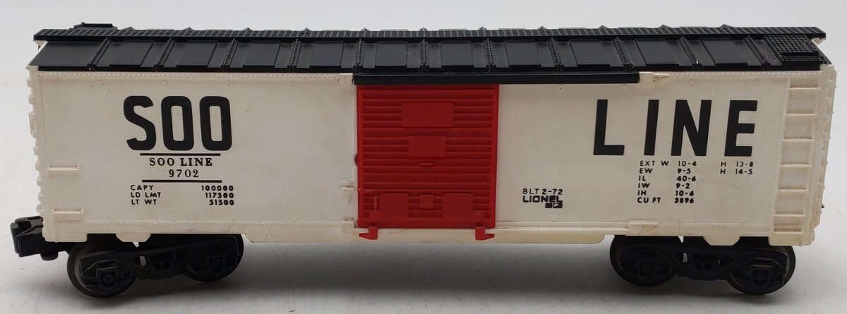 Lionel 6-9702 O Gauge SOO Line Box Car EX