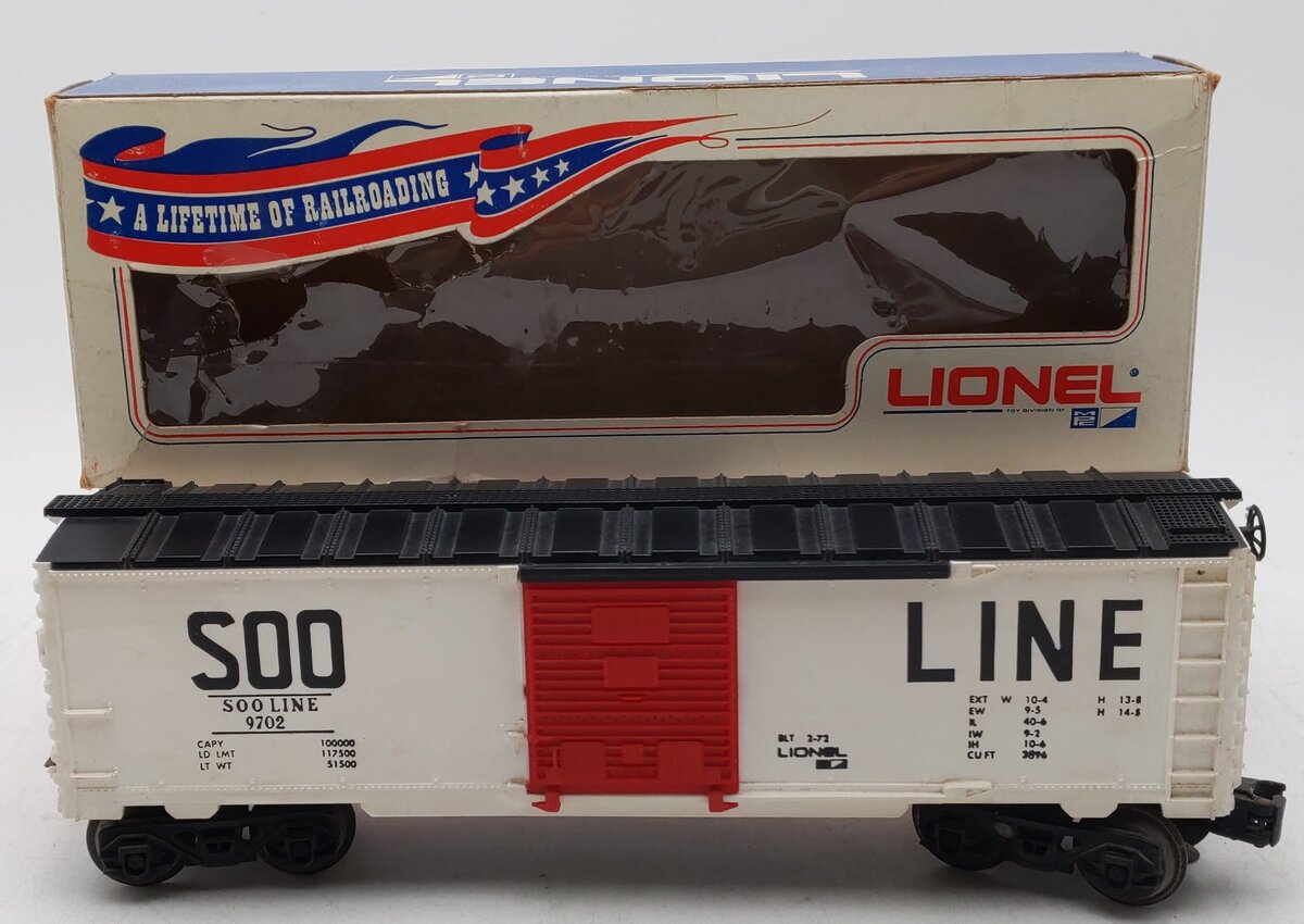 Lionel 6-9702 O Gauge SOO Line Box Car EX