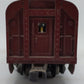 Lionel 6-9565 O Gauge Norfolk & Western Aluminum Passenger Car #580 VG