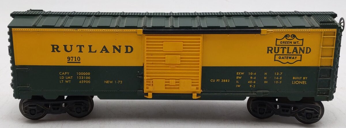Lionel 6-9710 O Gauge Rutland Boxcar EX/Box