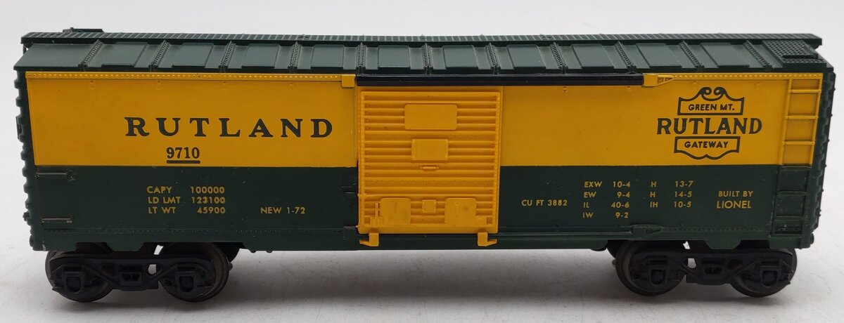 Lionel 6-9710 O Gauge Rutland Boxcar EX/Box