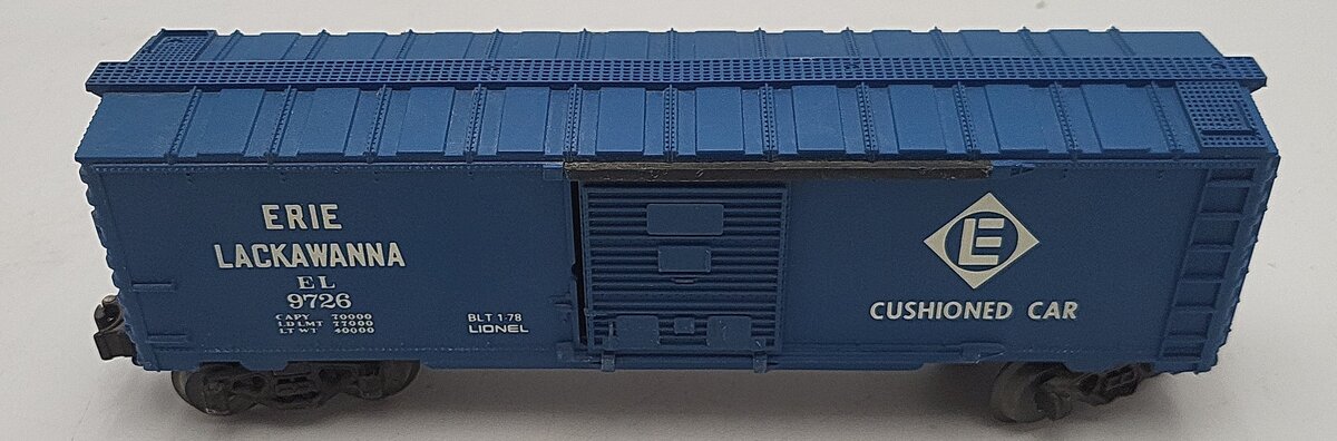 Lionel 6-9726 O Gauge Erie Lackawanna Box Car VG