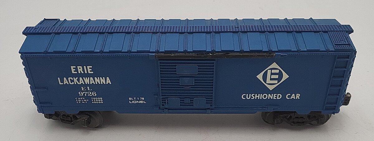 Lionel 6-9726 O Gauge Erie Lackawanna Box Car VG