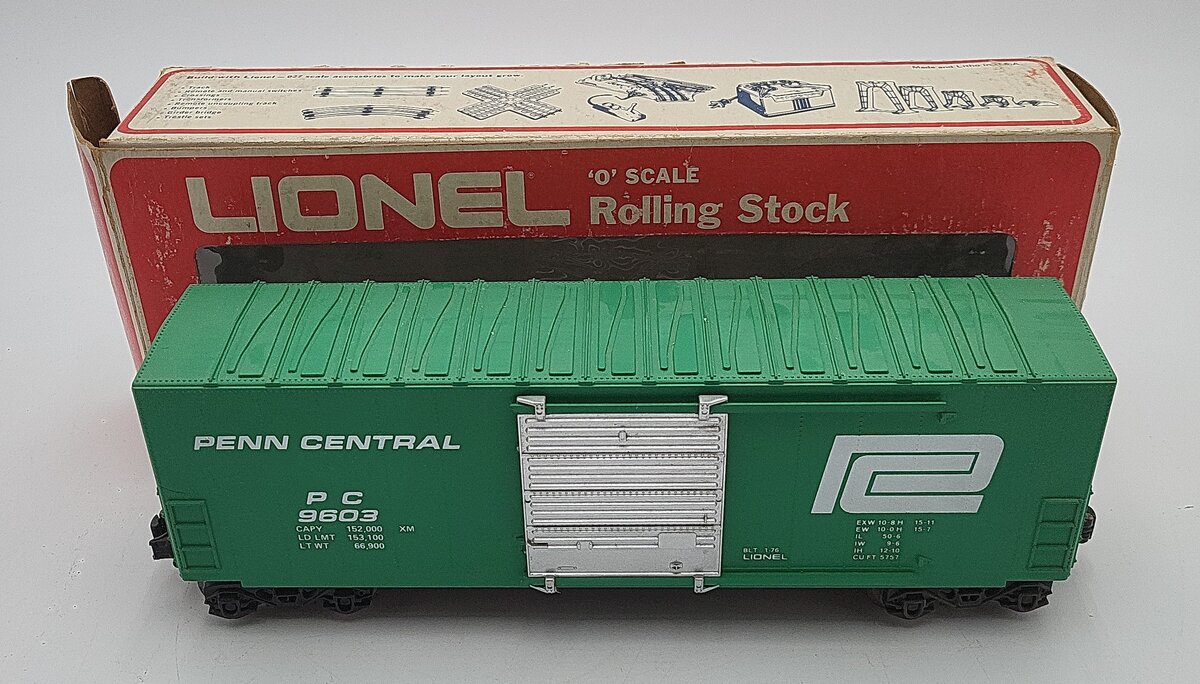 Lionel 6-9603 O Gauge Penn Central Hi-Cube Boxcar #9603 EX/Box
