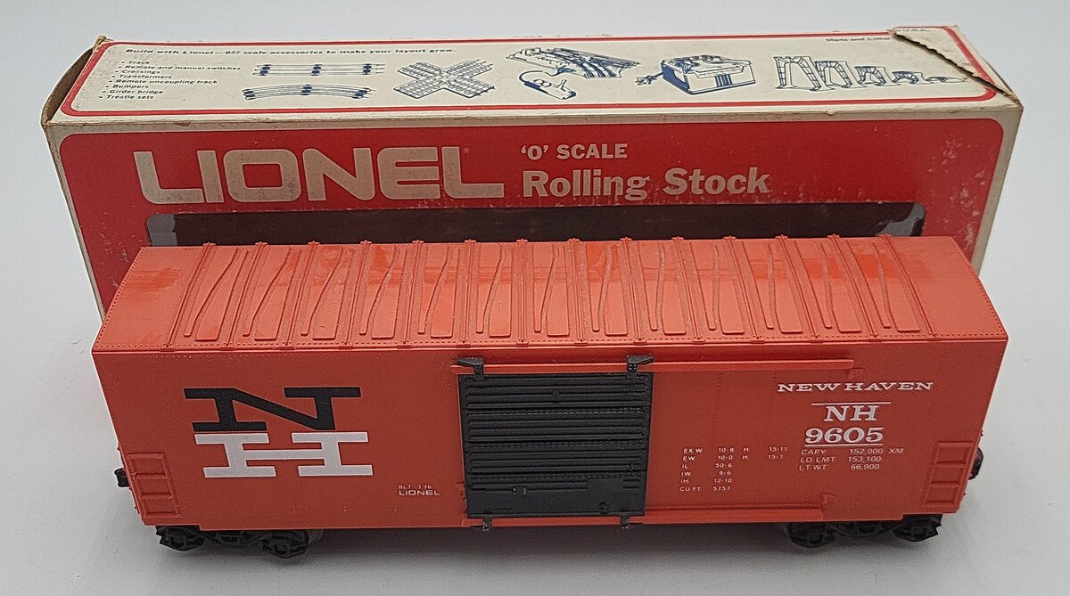 Lionel 6-9605 O Gauge New Haven Hi-Cube Boxcar #9605 EX/Box