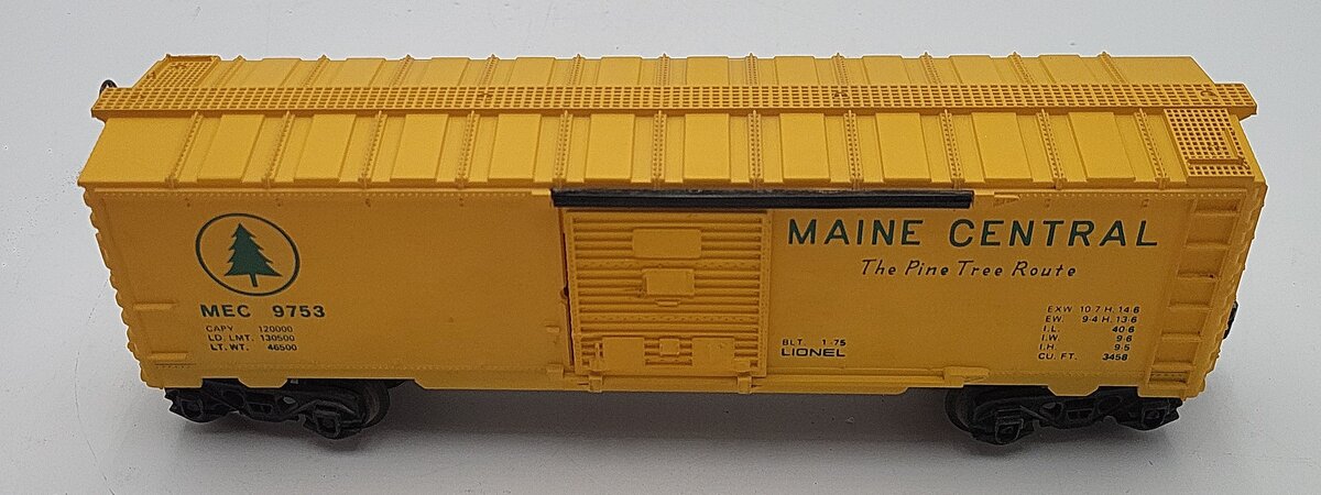 Lionel 6-9753 O Gauge Maine Central Boxcar EX/Box