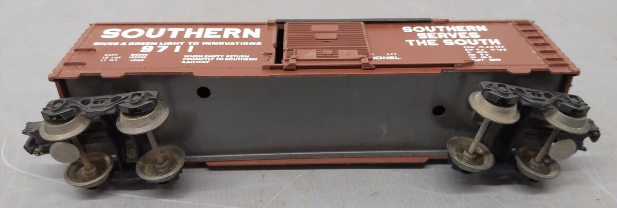 Lionel 6-9711 O Gauge Southern Boxcar #9711 EX/Box