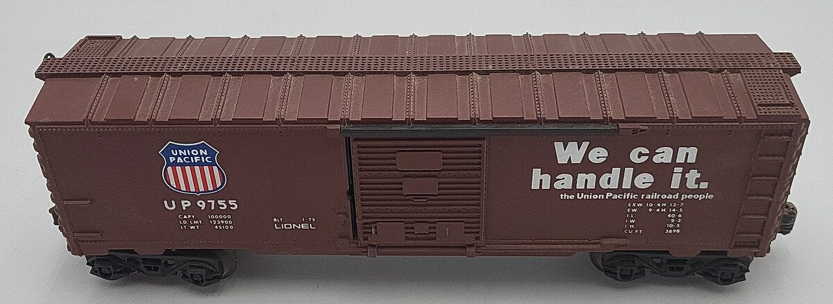 Lionel 6-9755 O Gauge Union Pacific Boxcar VG/Box