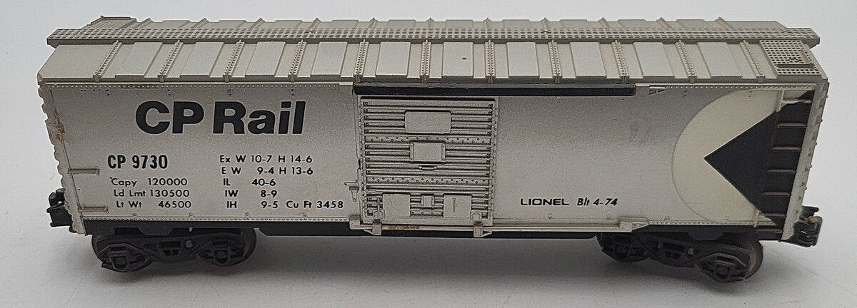 Lionel 6-9730 O Gauge CP Rail Boxcar VG/Box