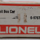 Lionel 6-9767 O Gauge Rail Box Boxcar VG/Box