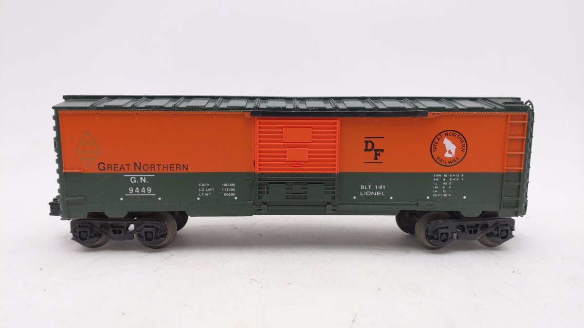 Lionel 6-9449 O Gauge Great Northern Boxcar EX/Box