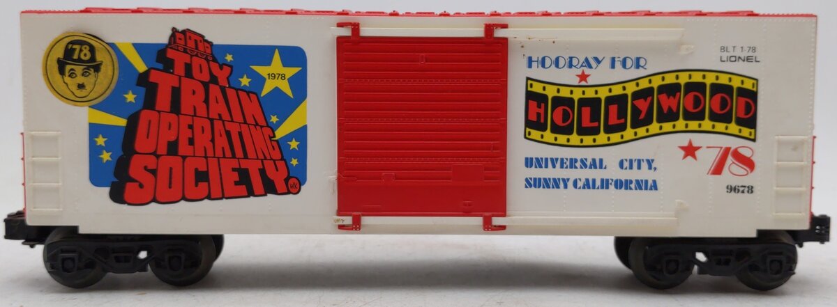 Lionel 6-9678 O Gauge TTOS 1978 Hollywood Hi-Cube Boxcar EX/Box