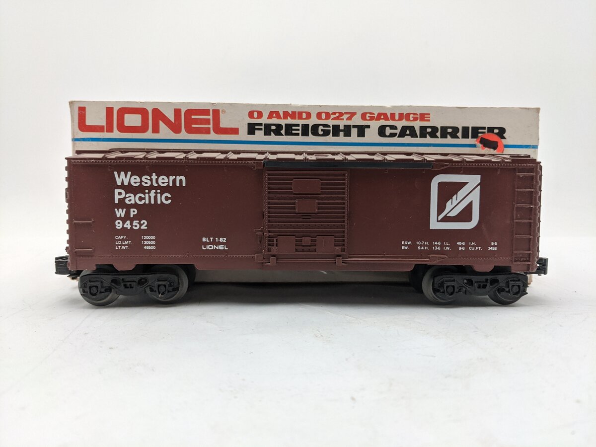 Lionel 6-9452 O Gauge Western Pacific Boxcar #9452 EX/Box