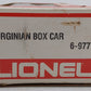 Lionel 6-9777 O Gauge Virginian Boxcar VG/Box