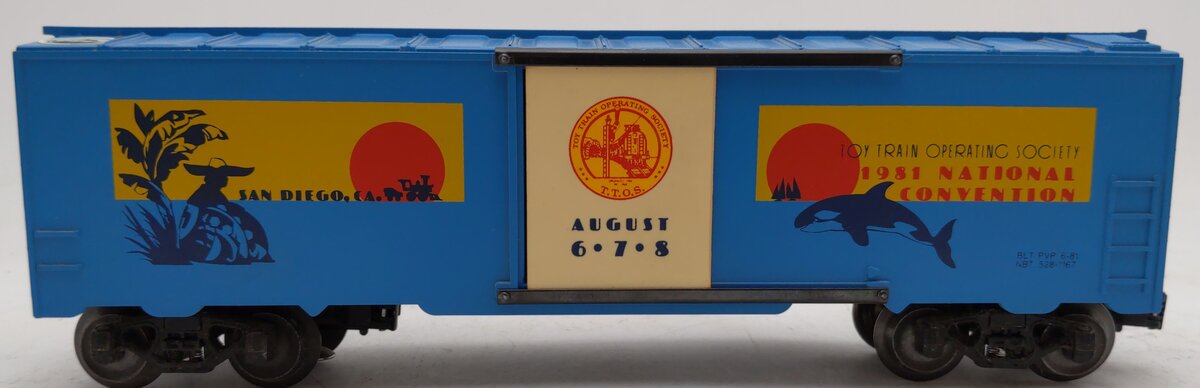 KMT 1981 TTOS National Convention San Diego Boxcar VG