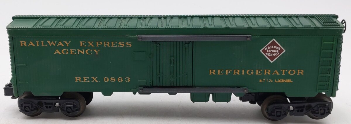 Lionel 6-9863 O Gauge REA Reefer Car #9863 EX