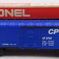 Lionel 6-9748 O Gauge CP Rail Blue Boxcar #9748 EX/Box