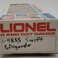 Lionel 6-9855 O Gauge Swift Billboard Reefer Car EX